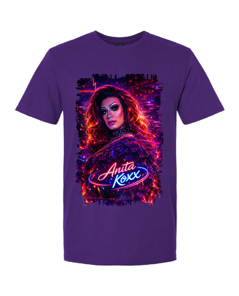 👑 Anita Koxx Neon Queen Softstyle Tee