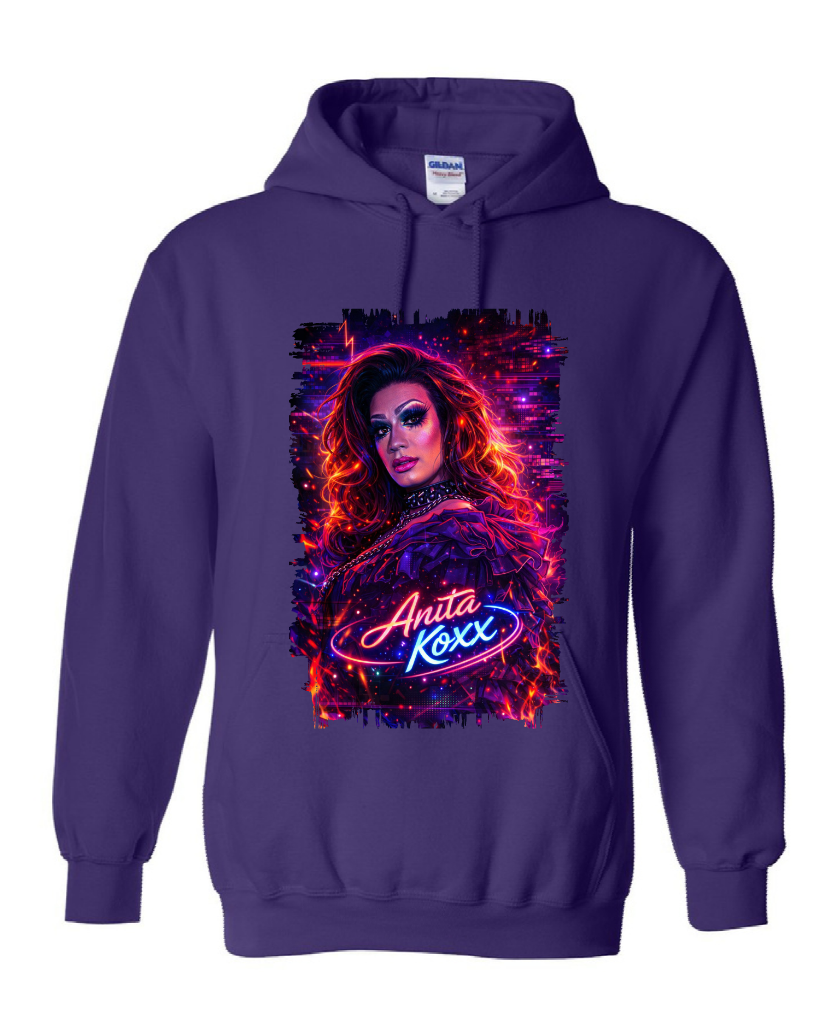 👑 Anita Koxx Neon Queen Hoodie Collection