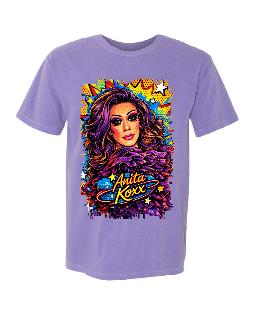 👑 Anita Koxx Pop Art Queen Comfort Colors Tee