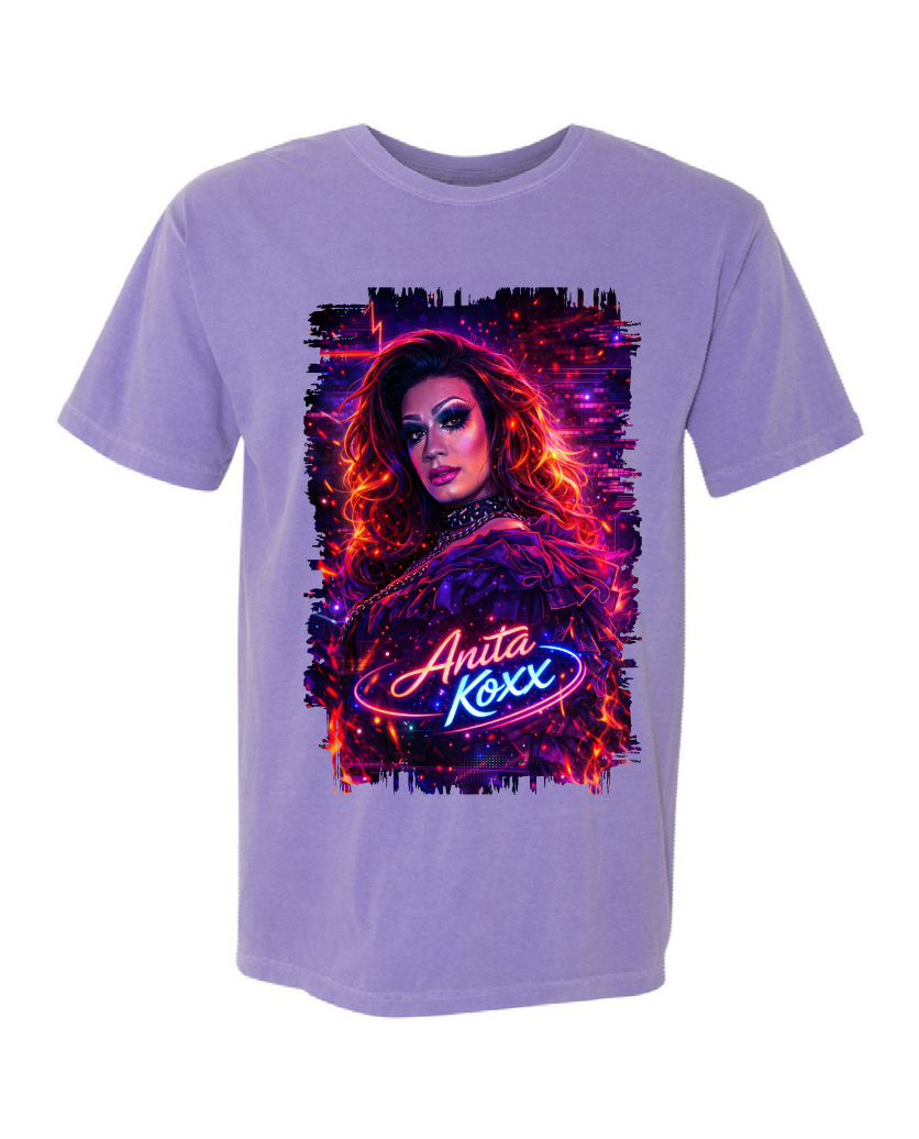 👑 Anita Koxx Neon Queen Comfort Colors Tee