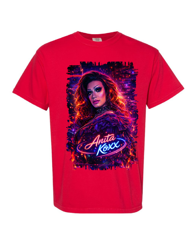 👑 Anita Koxx Neon Queen Comfort Colors Tee