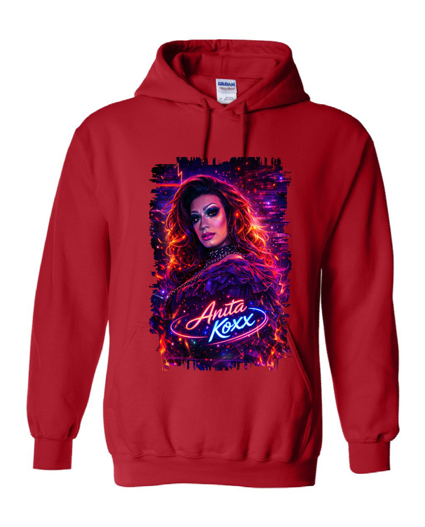 👑 Anita Koxx Neon Queen Hoodie Collection