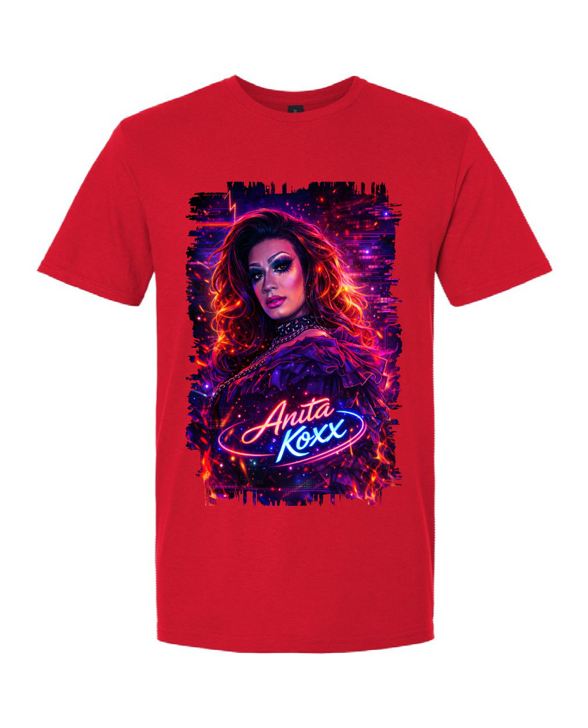 👑 Anita Koxx Neon Queen Softstyle Tee