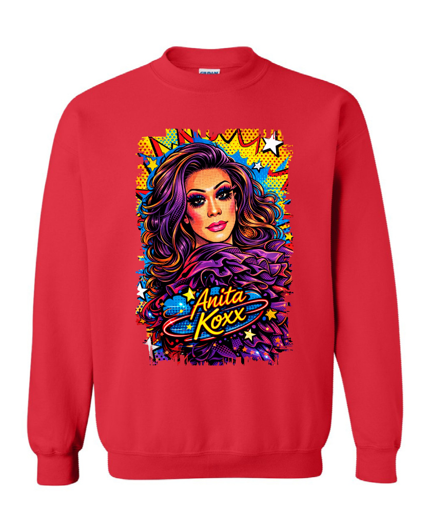 👑 Anita Koxx Pop Art Queen Sweatshirt