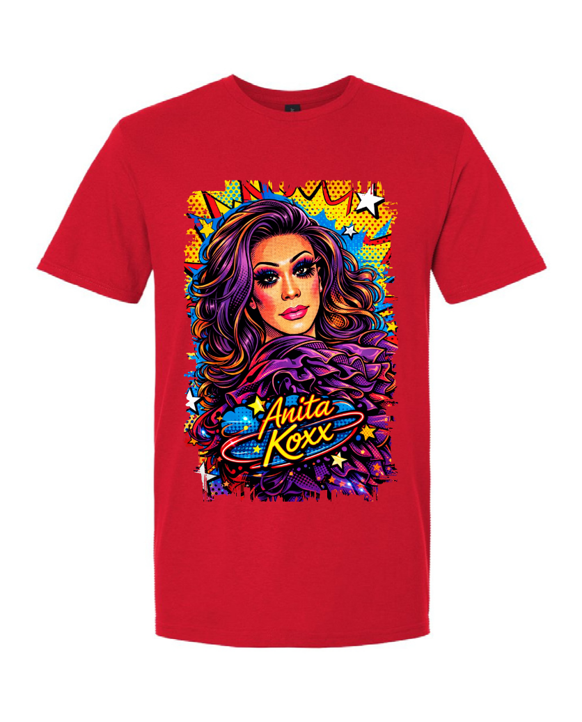👑 Anita Koxx Pop Art Queen Softstyle Tee