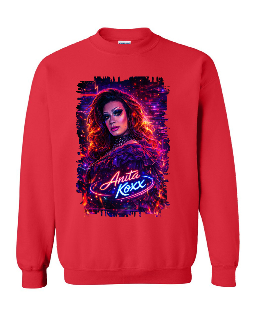 👑 Anita Koxx Neon Queen Sweatshirt
