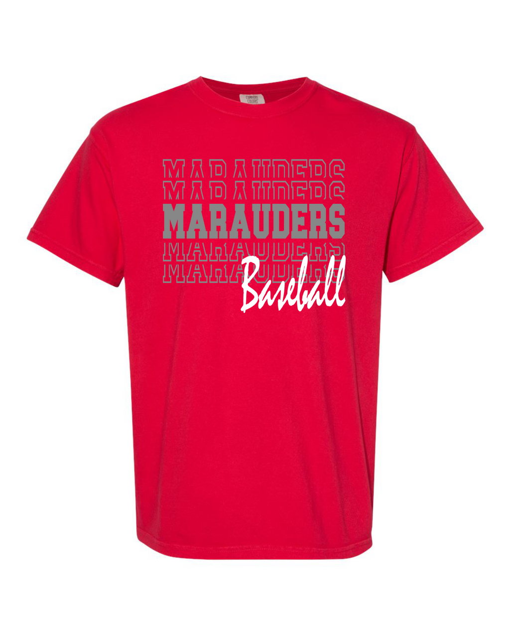 Marauders Stacked Comfort Colors Tee