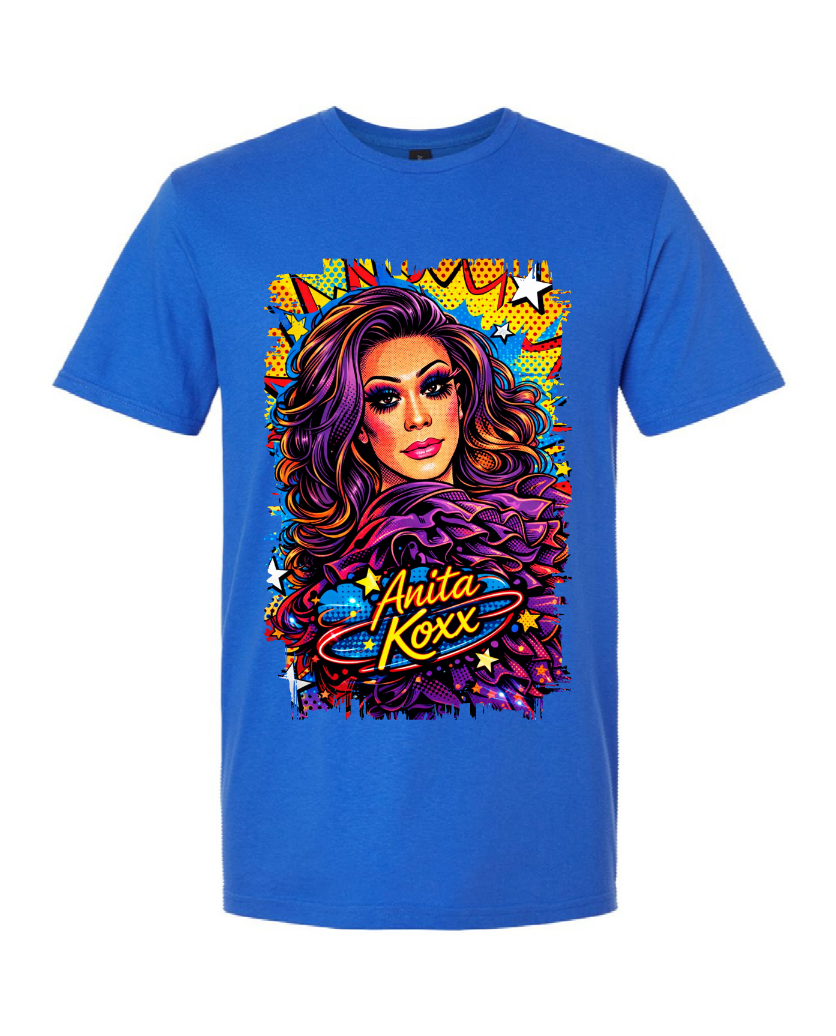 👑 Anita Koxx Pop Art Queen Softstyle Tee