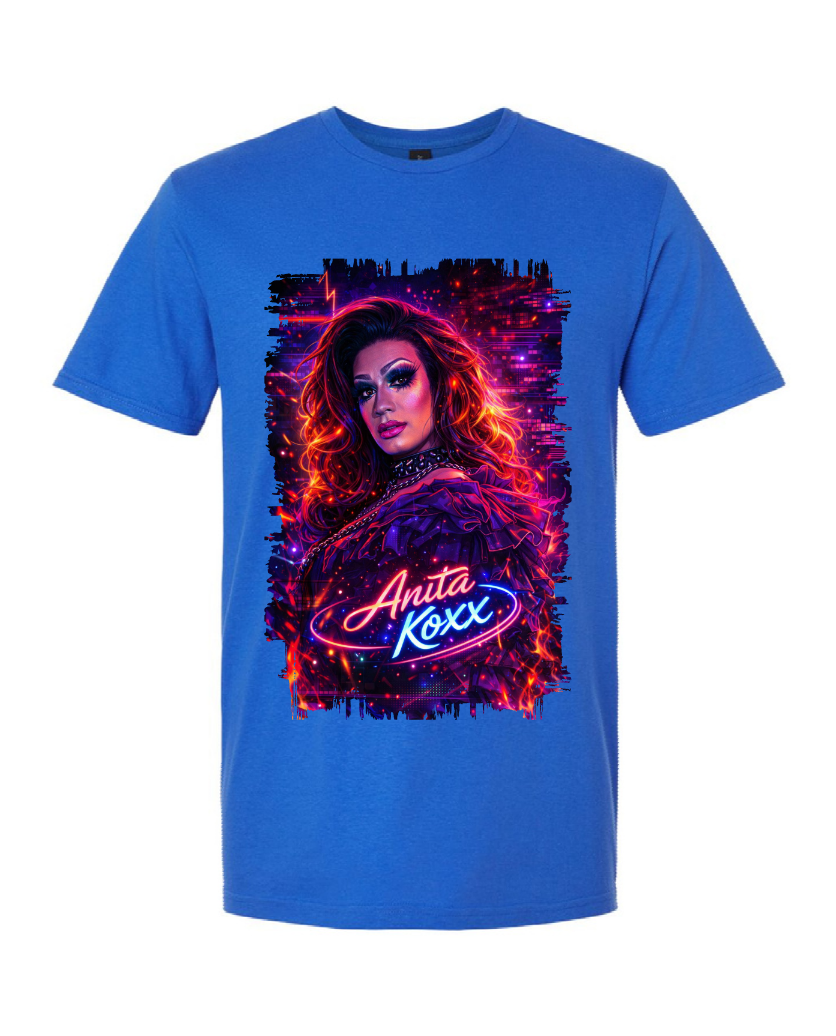 👑 Anita Koxx Neon Queen Softstyle Tee