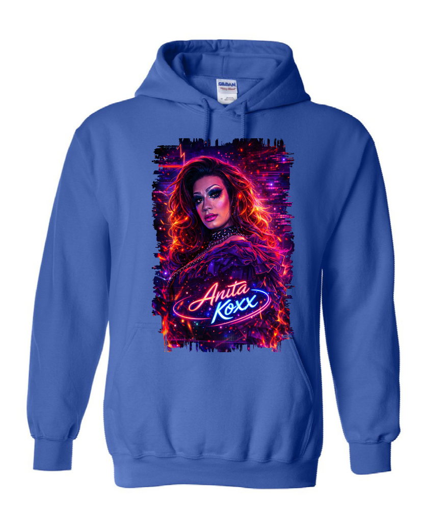 👑 Anita Koxx Neon Queen Hoodie Collection