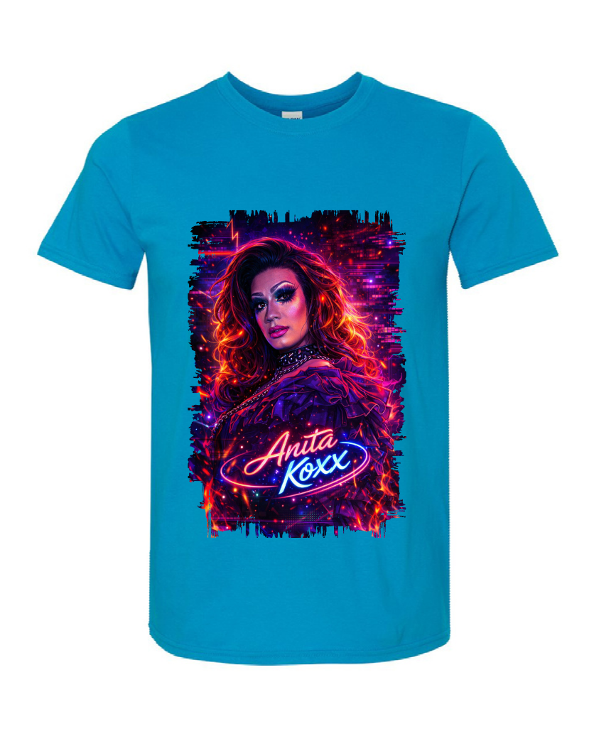 👑 Anita Koxx Neon Queen Softstyle Tee
