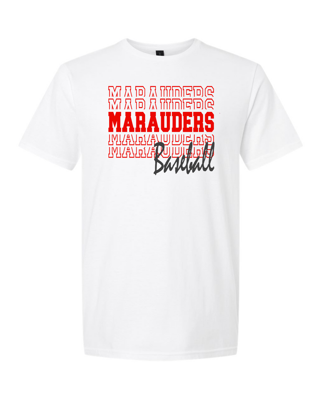 Marauders Stacked Softstyle Tee