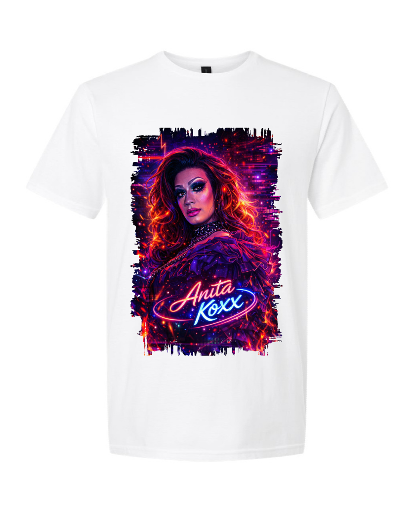 👑 Anita Koxx Neon Queen Softstyle Tee