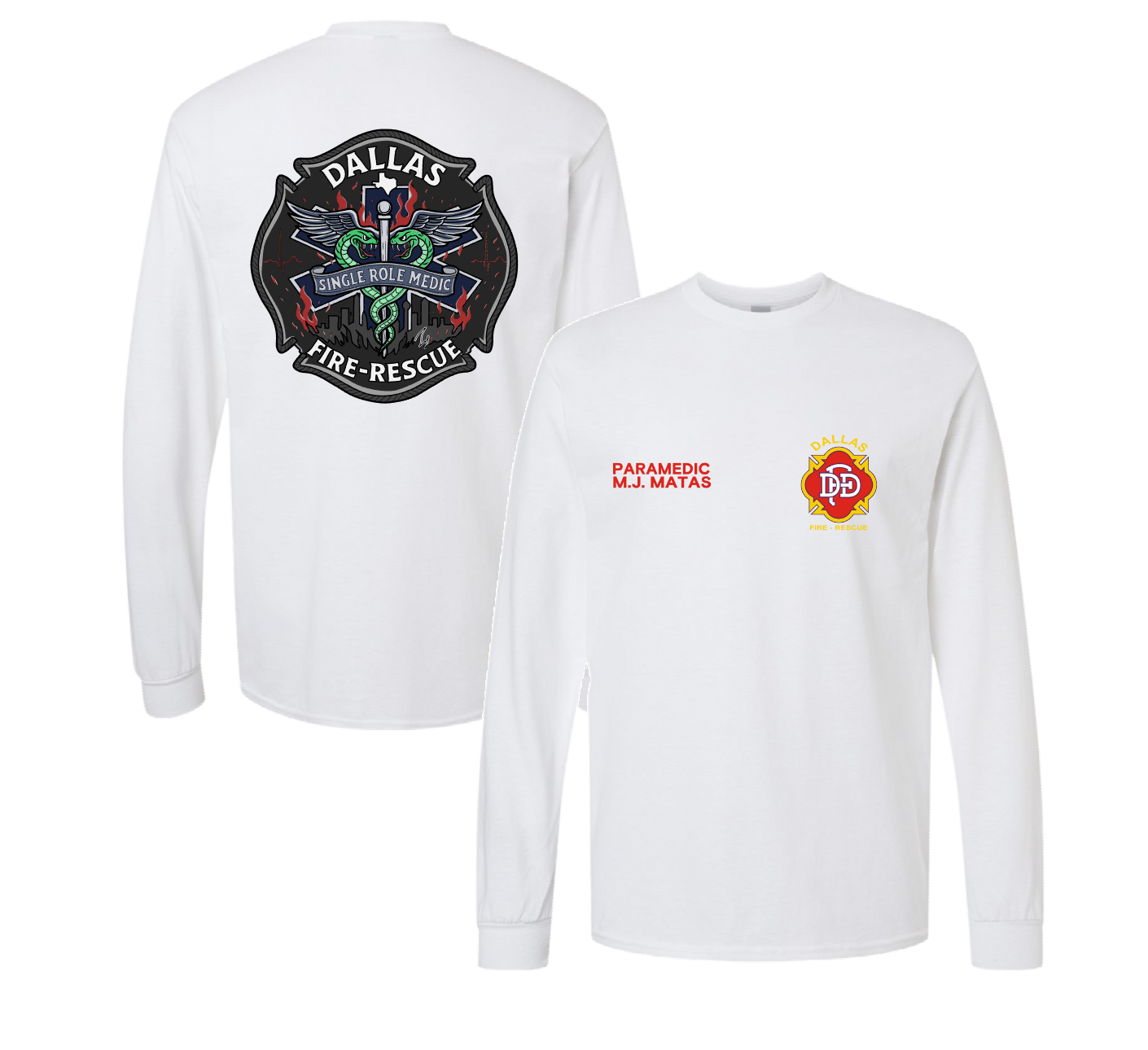 Dallas Fire & Rescue Long Sleeve Tee