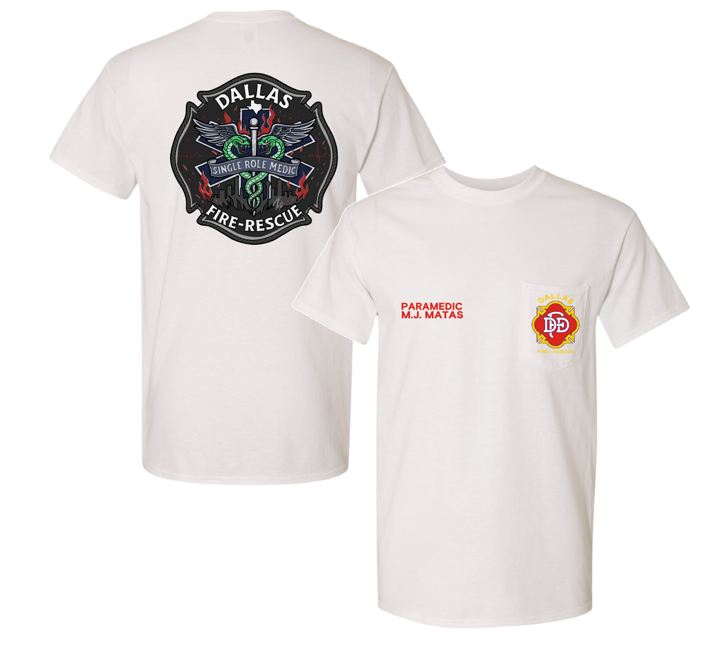 Dallas Fire & Rescue Pocket Tee