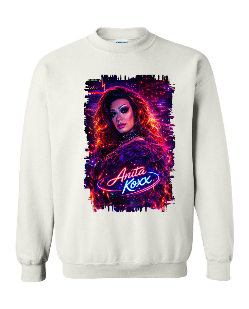 👑 Anita Koxx Neon Queen Sweatshirt