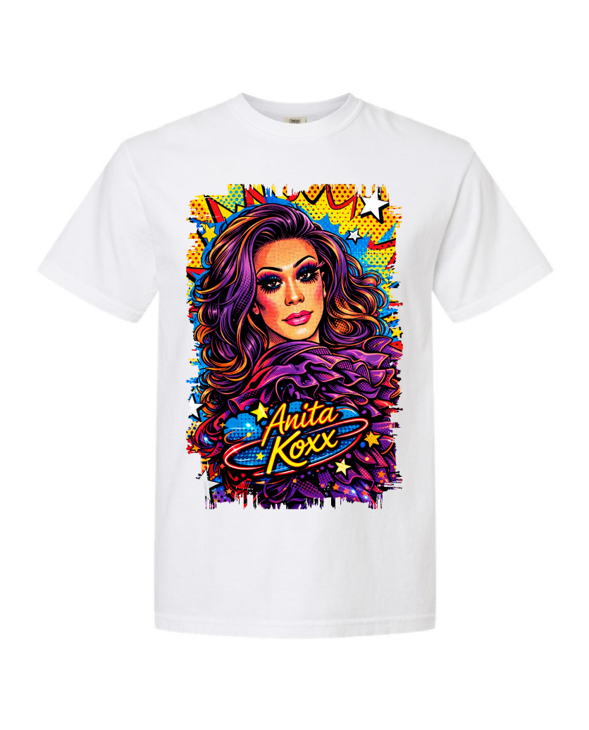 👑 Anita Koxx Pop Art Queen Comfort Colors Tee