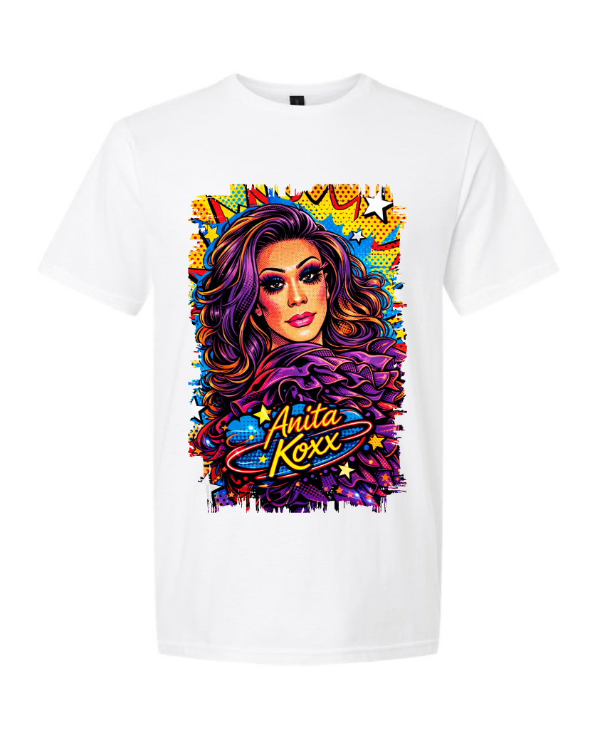 👑 Anita Koxx Pop Art Queen Softstyle Tee